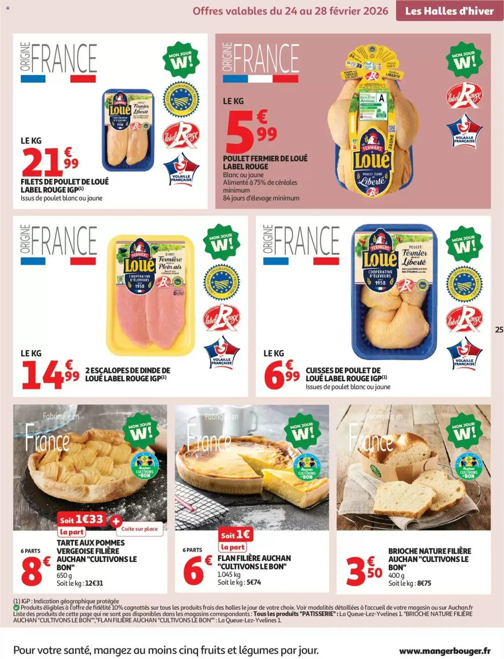 Prospectus promotionnel Auchan valable à partir du 24/02/2026 - Page 25.