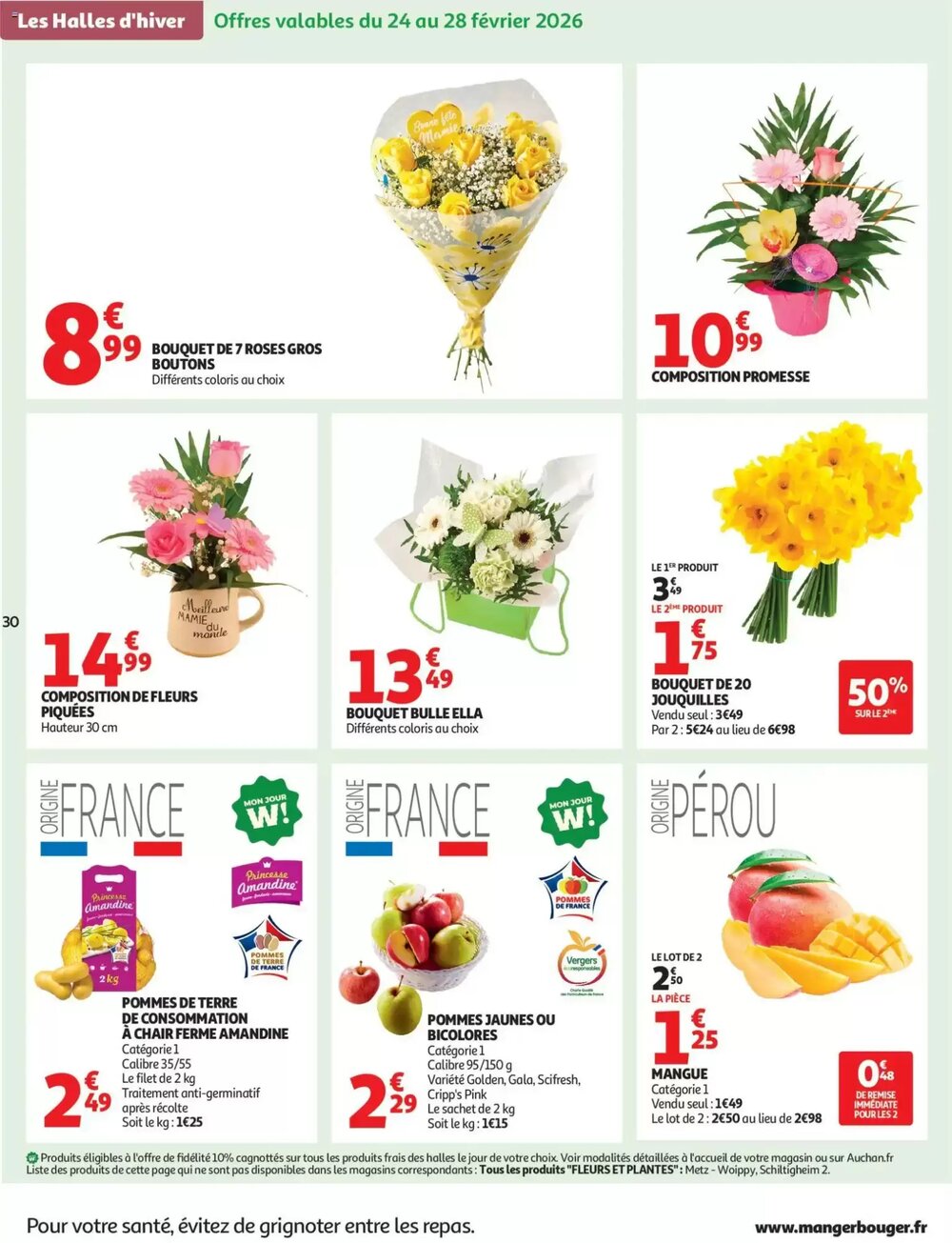 Prospectus promotionnel Auchan valable à partir du 24/02/2026 - Page 30.