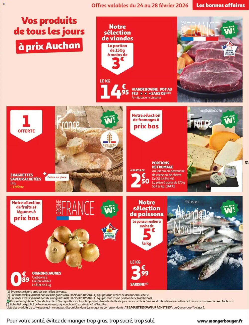Prospectus promotionnel Auchan valable à partir du 24/02/2026 - Page 31.