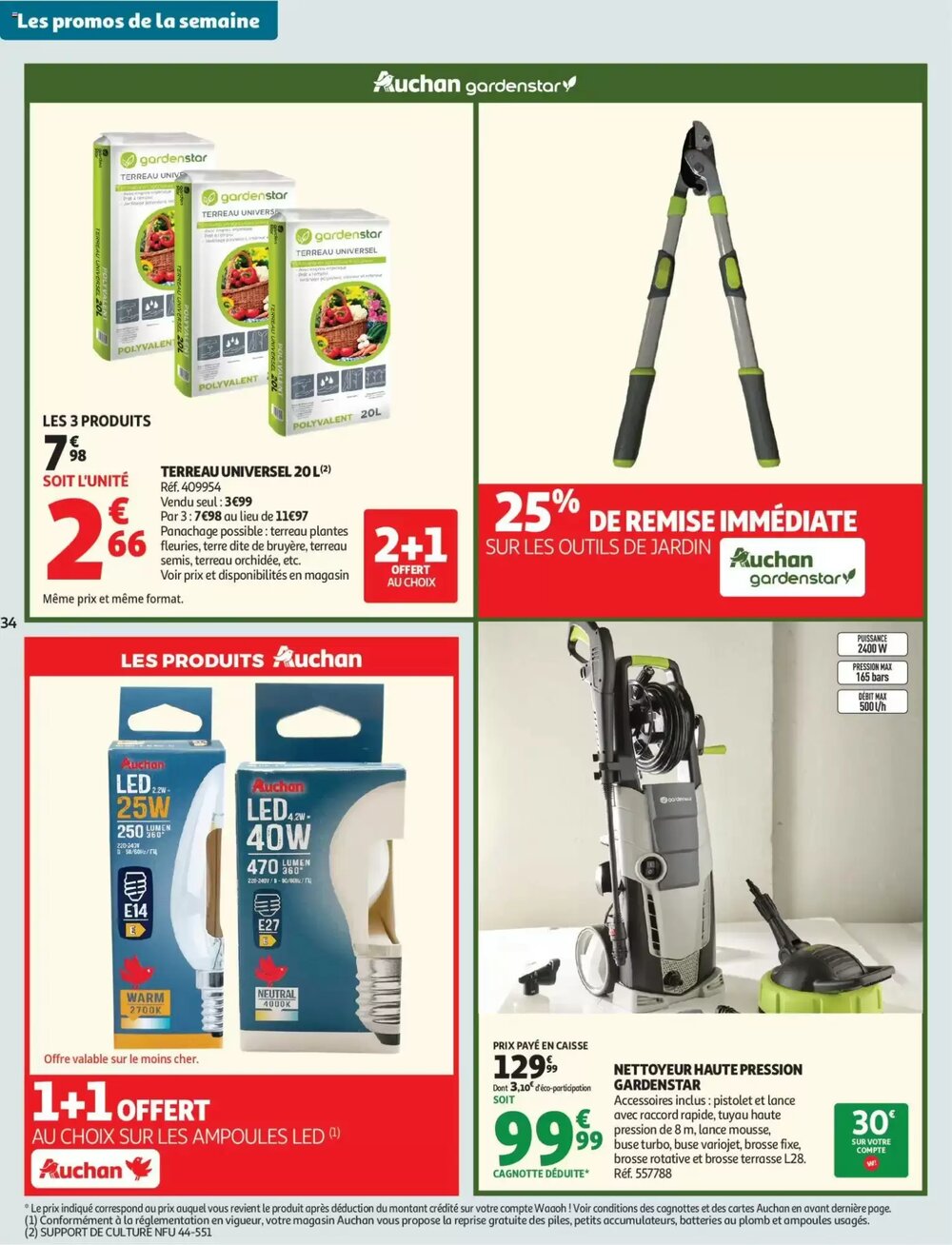 Prospectus promotionnel Auchan valable à partir du 24/02/2026 - Page 34.