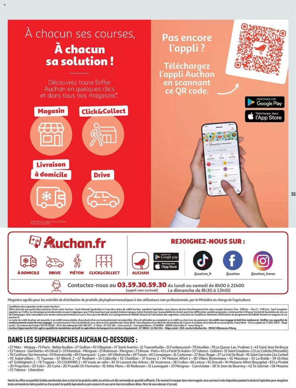 Prospectus promotionnel Auchan valable à partir du 24/02/2026 - Page 35.