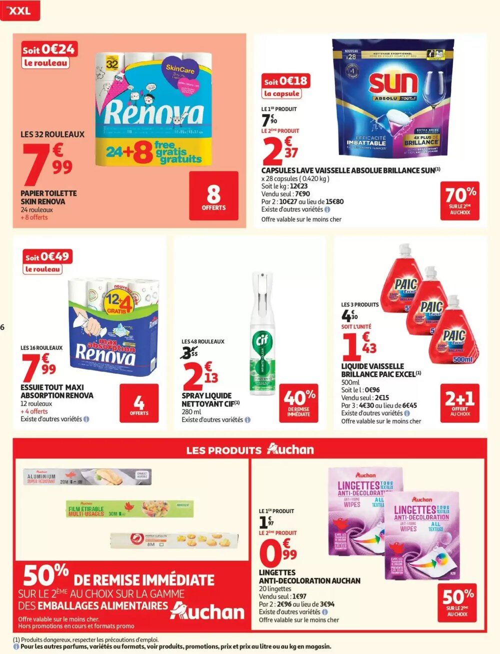 Prospectus promotionnel Auchan valable à partir du 24/02/2026 - Page 6.