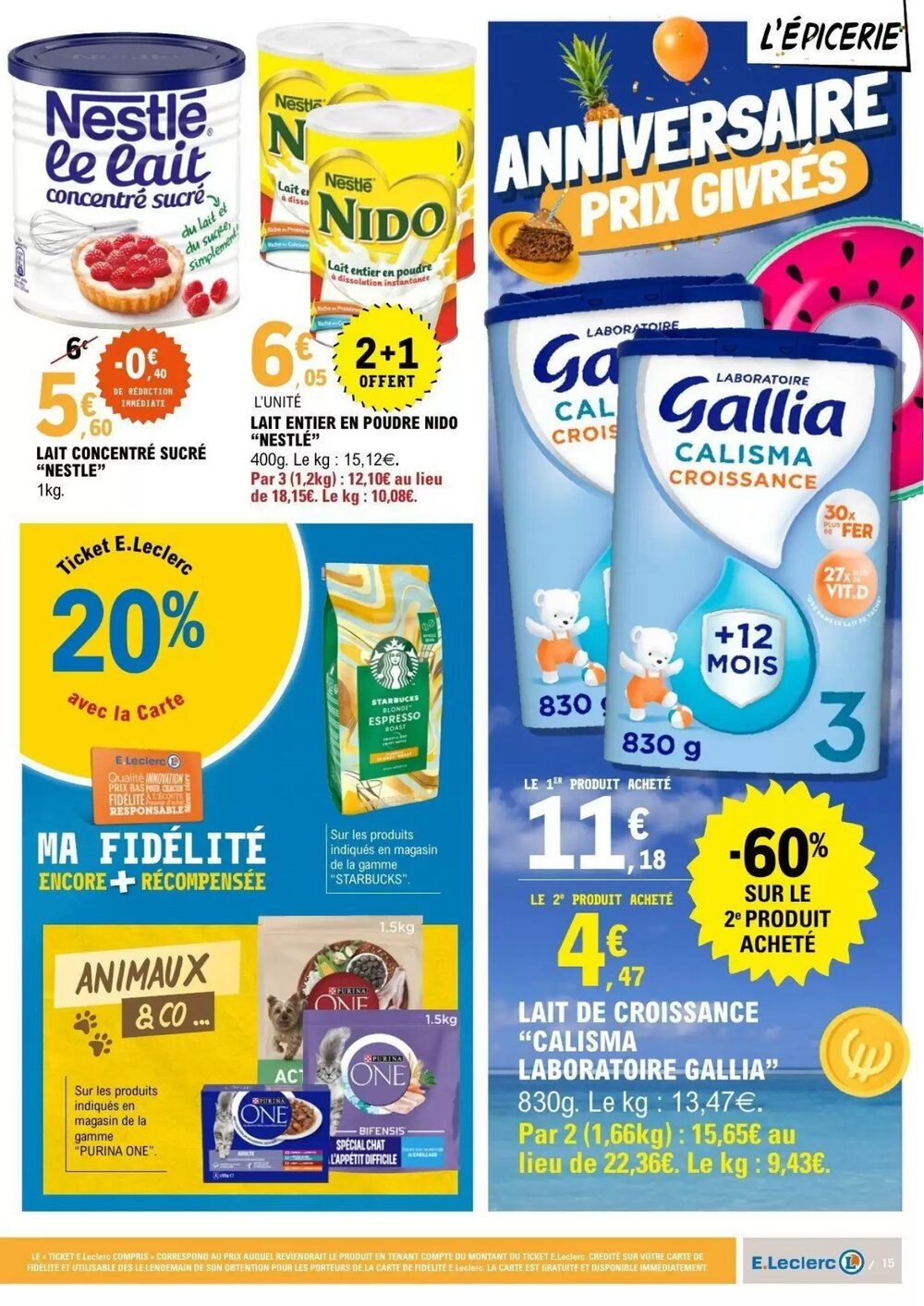 Prospectus promotionnel E.Leclerc valable à partir du 24/02/2026 - Page 15.