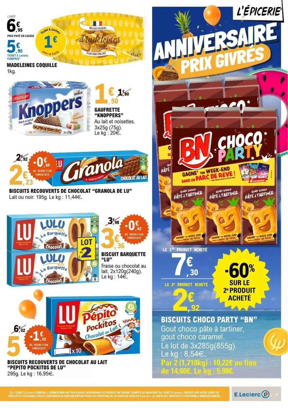 Prospectus promotionnel E.Leclerc valable à partir du 24/02/2026 - Page 17.