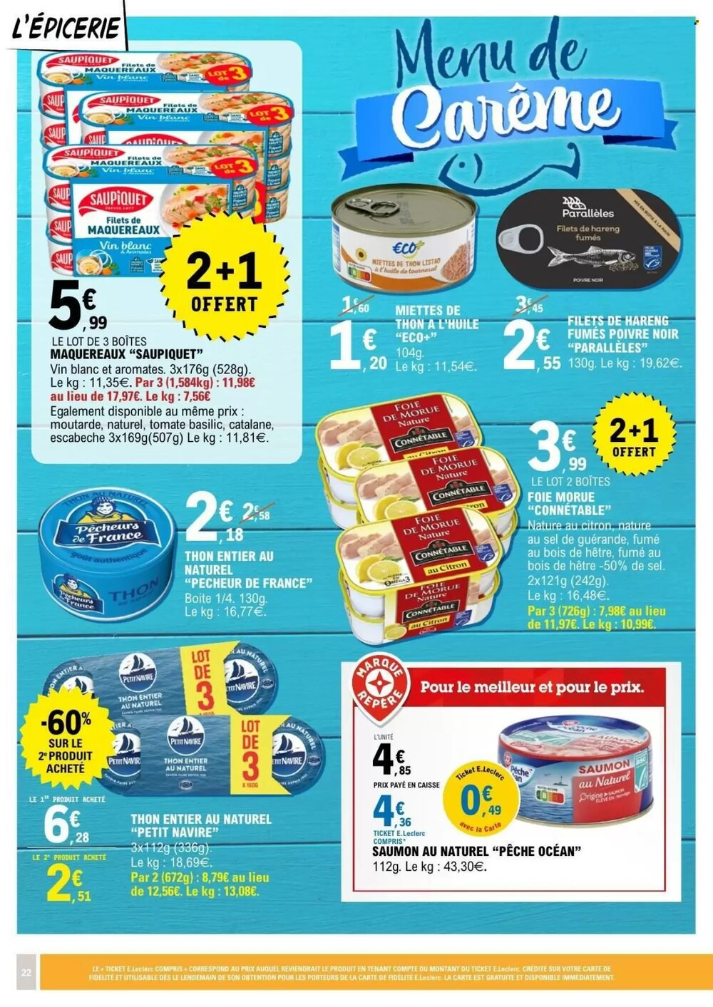 Prospectus promotionnel E.Leclerc valable à partir du 24/02/2026 - Page 22.