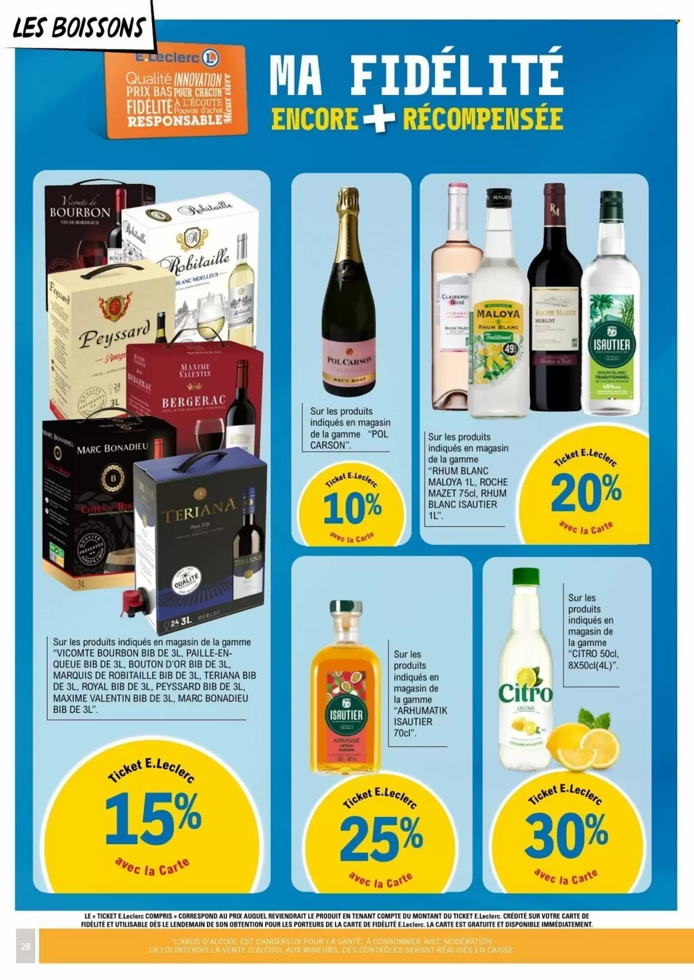 Prospectus promotionnel E.Leclerc valable à partir du 24/02/2026 - Page 28.