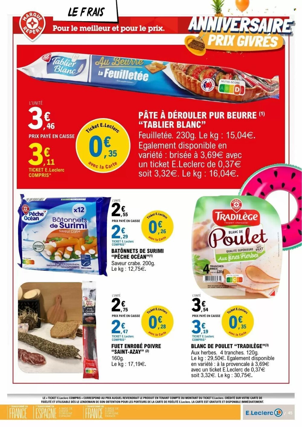 Prospectus promotionnel E.Leclerc valable à partir du 24/02/2026 - Page 45.