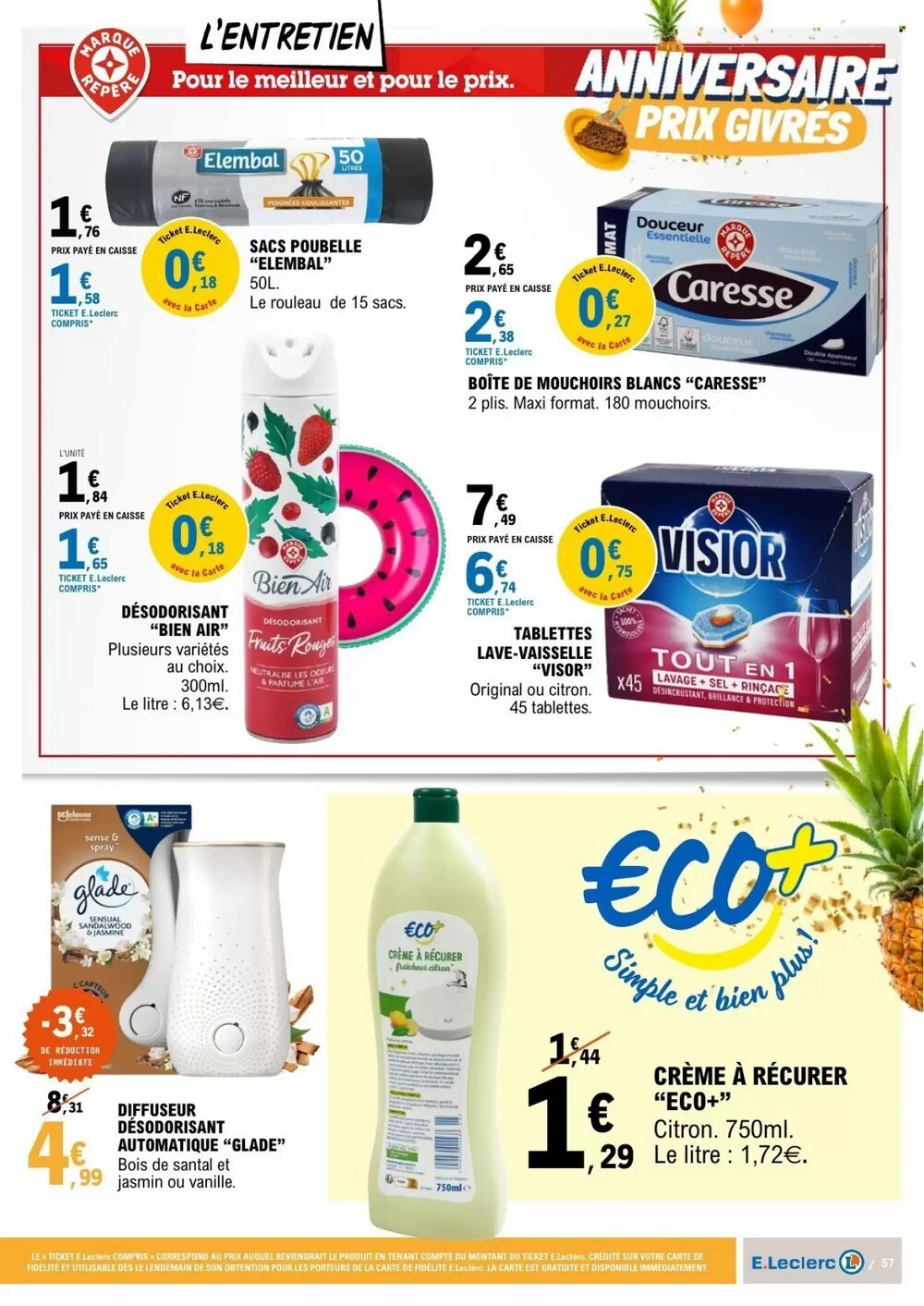 Prospectus promotionnel E.Leclerc valable à partir du 24/02/2026 - Page 57.