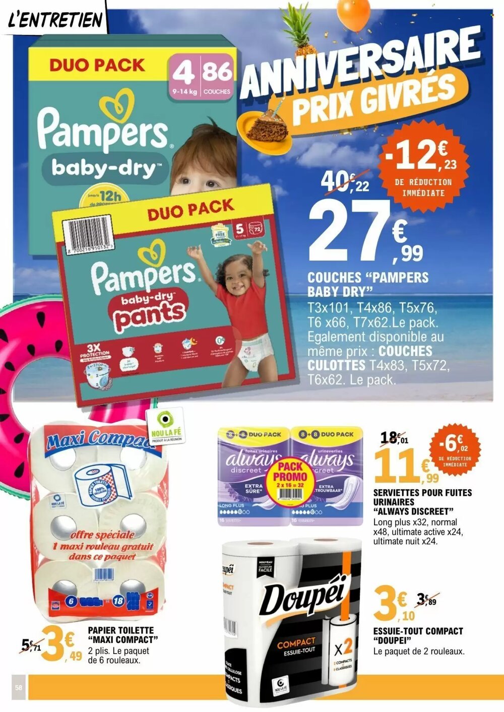 Prospectus promotionnel E.Leclerc valable à partir du 24/02/2026 - Page 58.