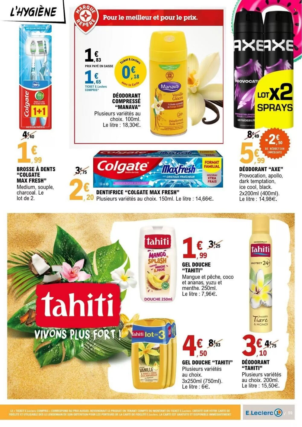 Prospectus promotionnel E.Leclerc valable à partir du 24/02/2026 - Page 59.