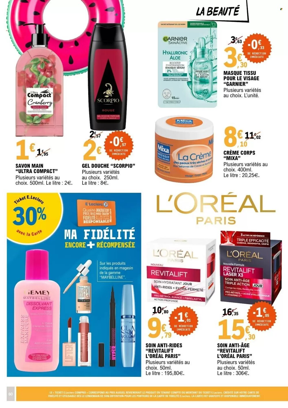 Prospectus promotionnel E.Leclerc valable à partir du 24/02/2026 - Page 60.