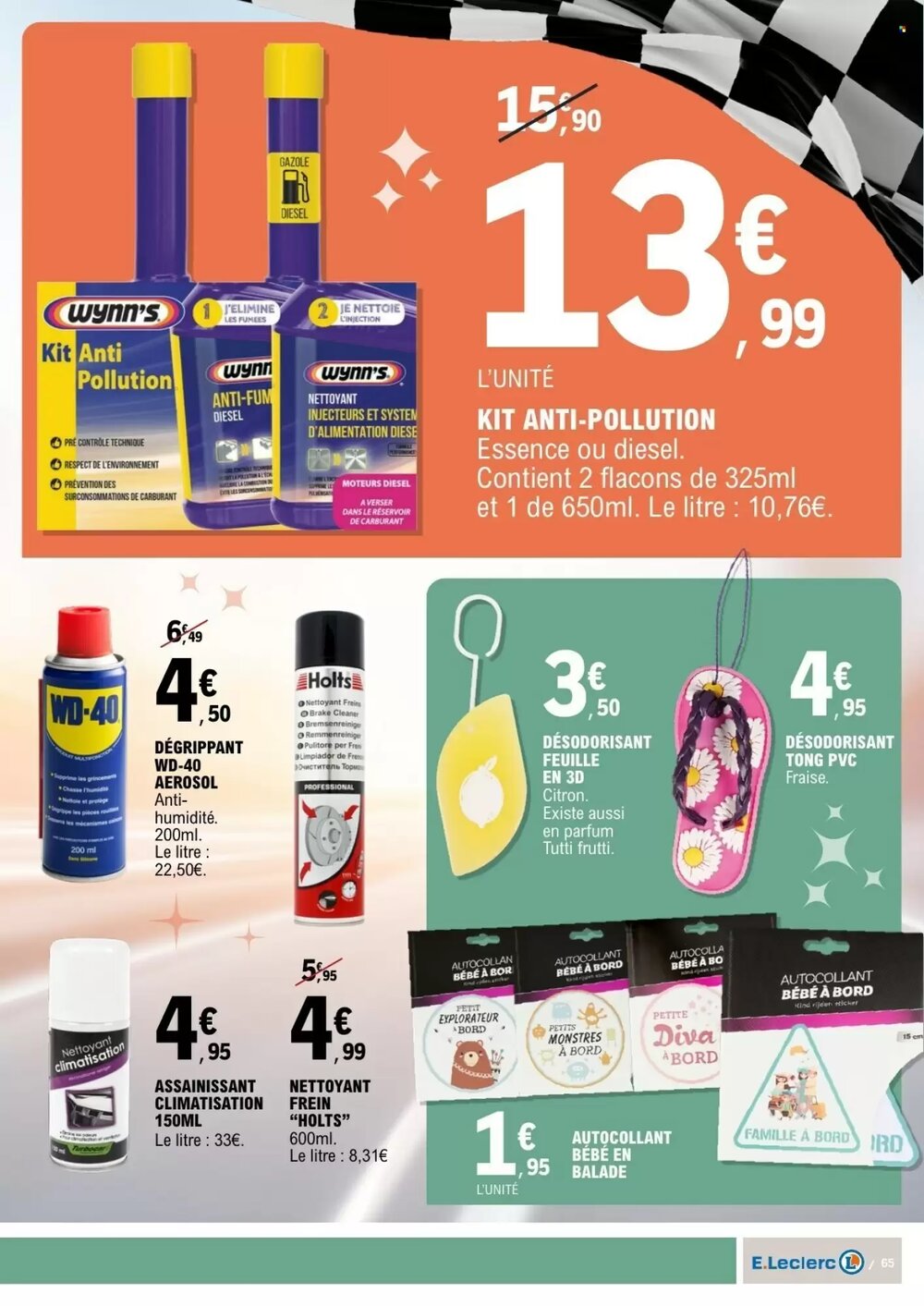 Prospectus promotionnel E.Leclerc valable à partir du 24/02/2026 - Page 65.