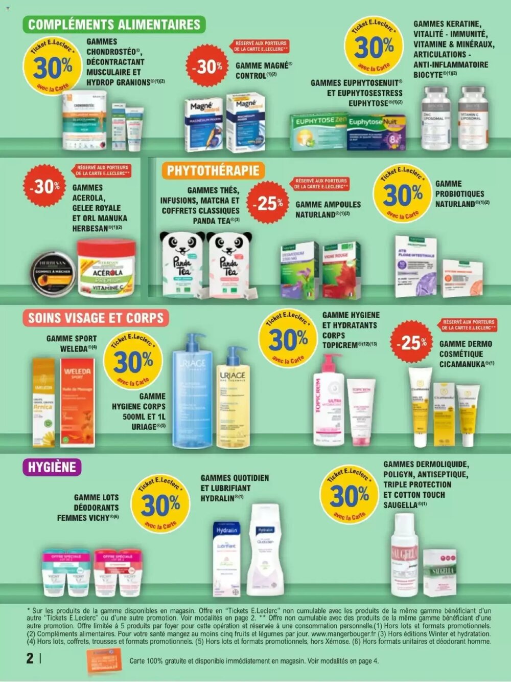 Prospectus promotionnel E.Leclerc Parapharmacie valable à partir du 24/02/2026 - Page 2.