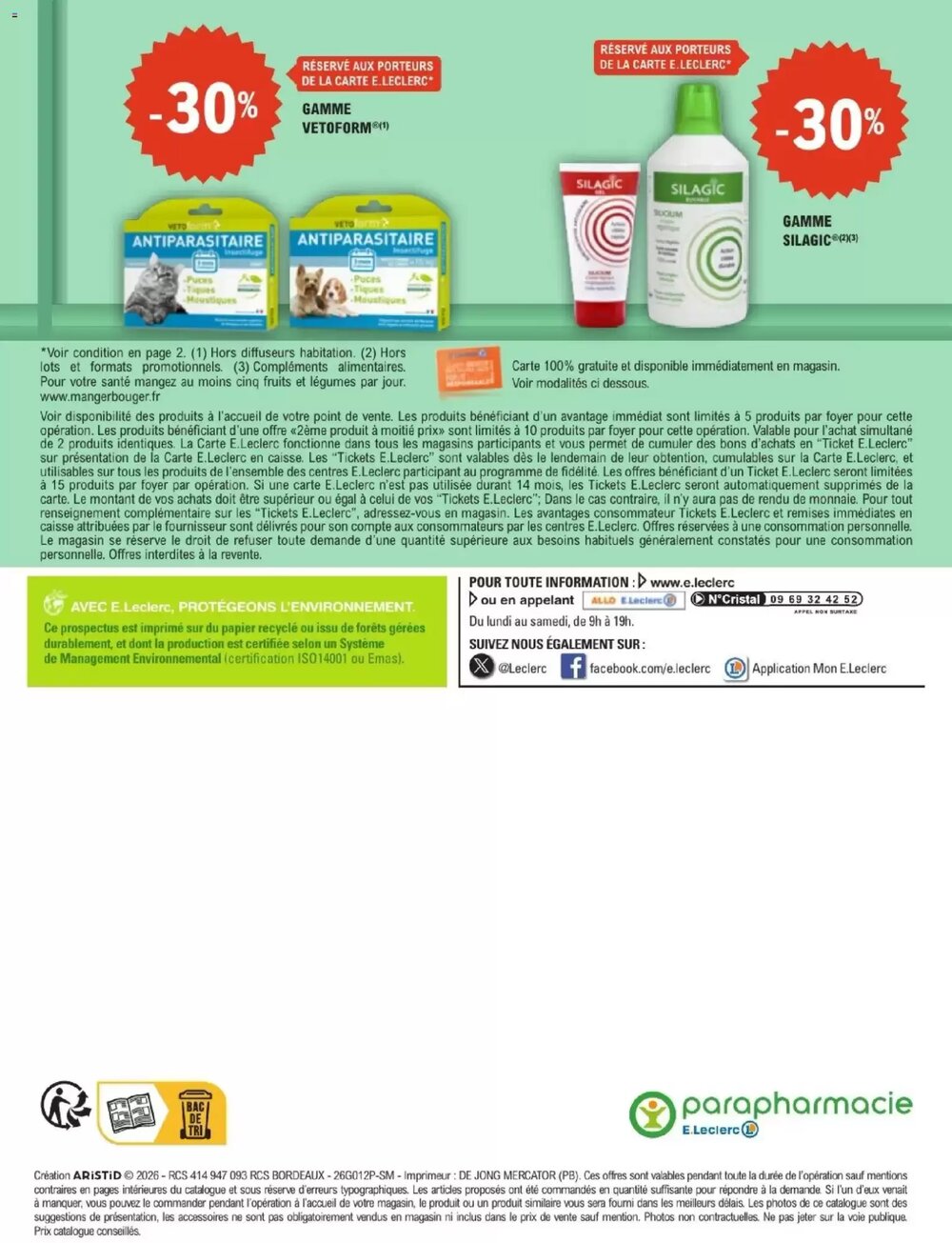 Prospectus promotionnel E.Leclerc Parapharmacie valable à partir du 24/02/2026 - Page 4.