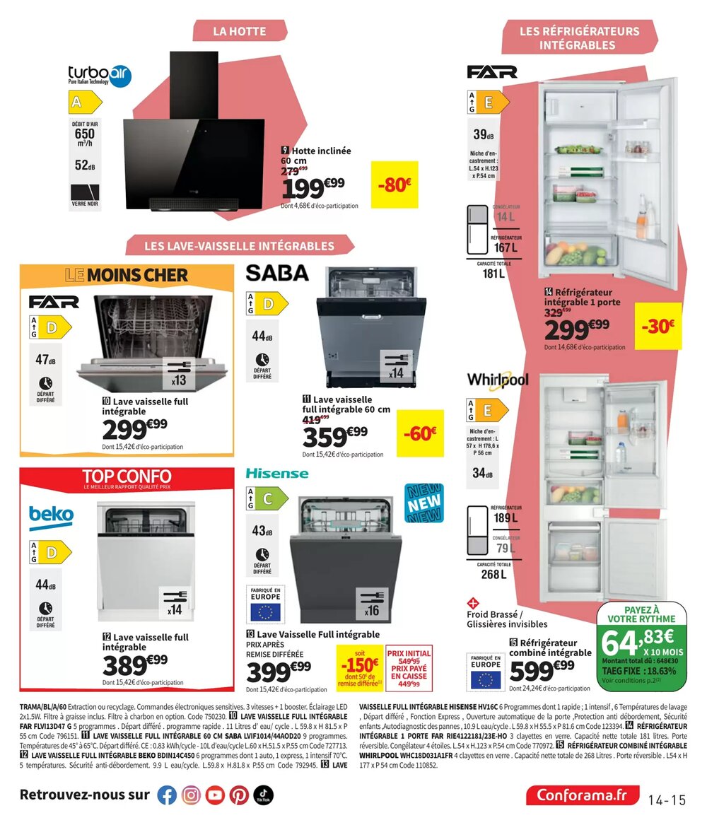 Prospectus promotionnel Conforama valable à partir du 24/02/2026 - Page 15.
