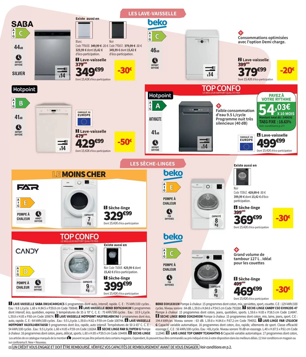Prospectus promotionnel Conforama valable à partir du 24/02/2026 - Page 18.
