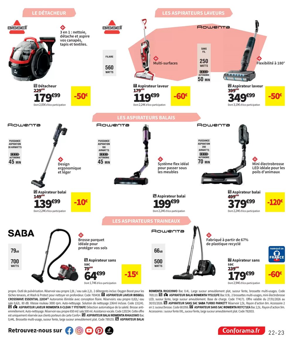 Prospectus promotionnel Conforama valable à partir du 24/02/2026 - Page 23.
