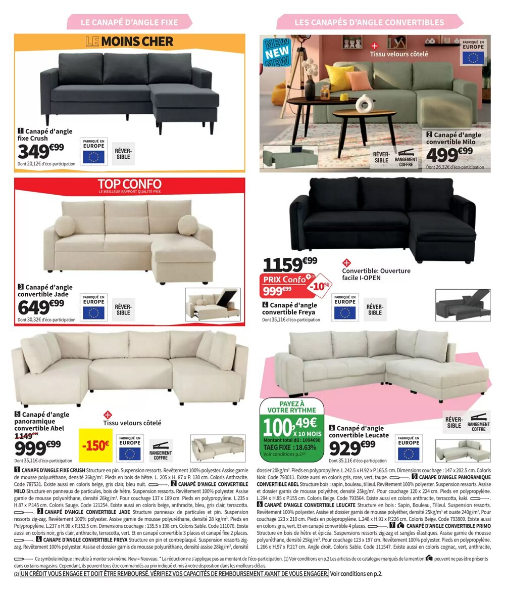 Prospectus promotionnel Conforama valable à partir du 24/02/2026 - Page 26.