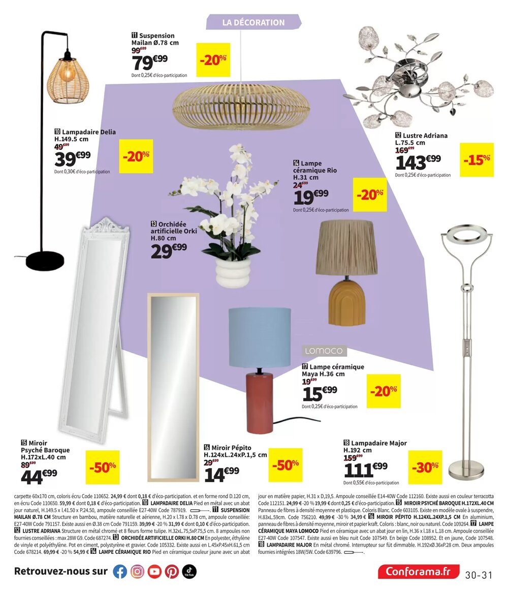 Prospectus promotionnel Conforama valable à partir du 24/02/2026 - Page 31.