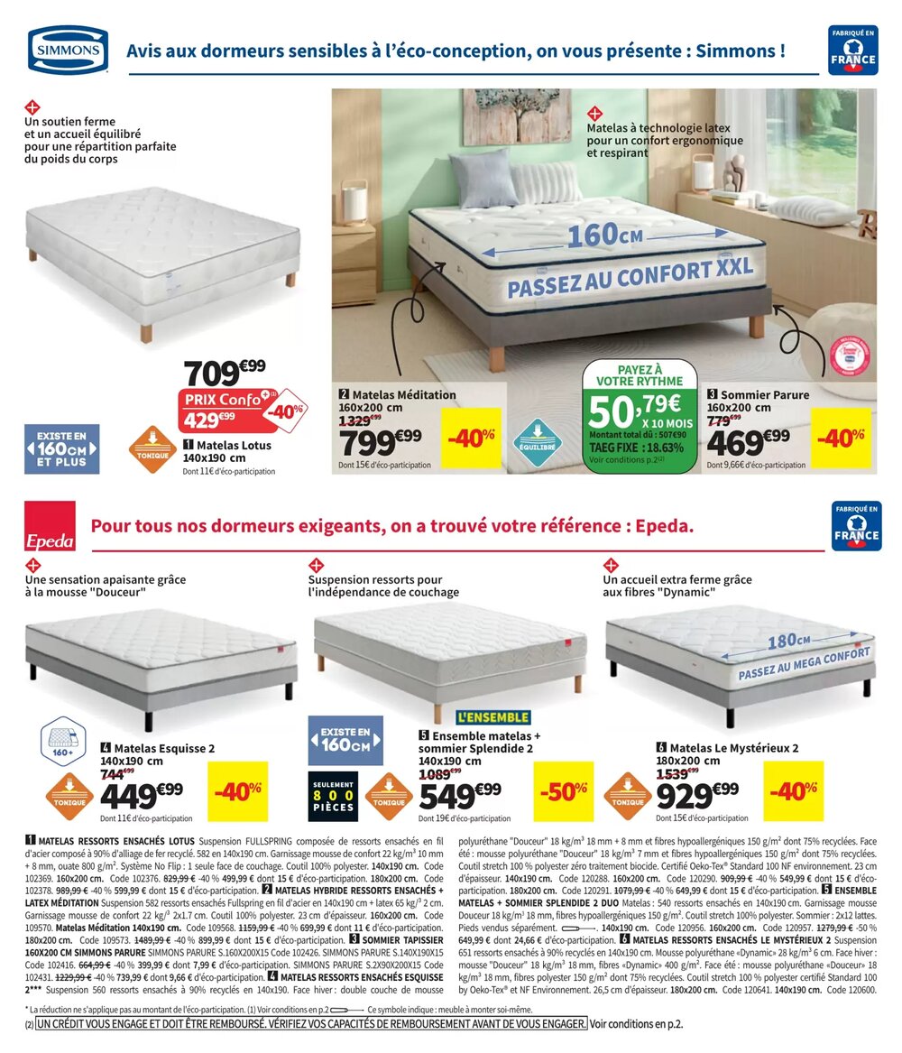 Prospectus promotionnel Conforama valable à partir du 24/02/2026 - Page 34.