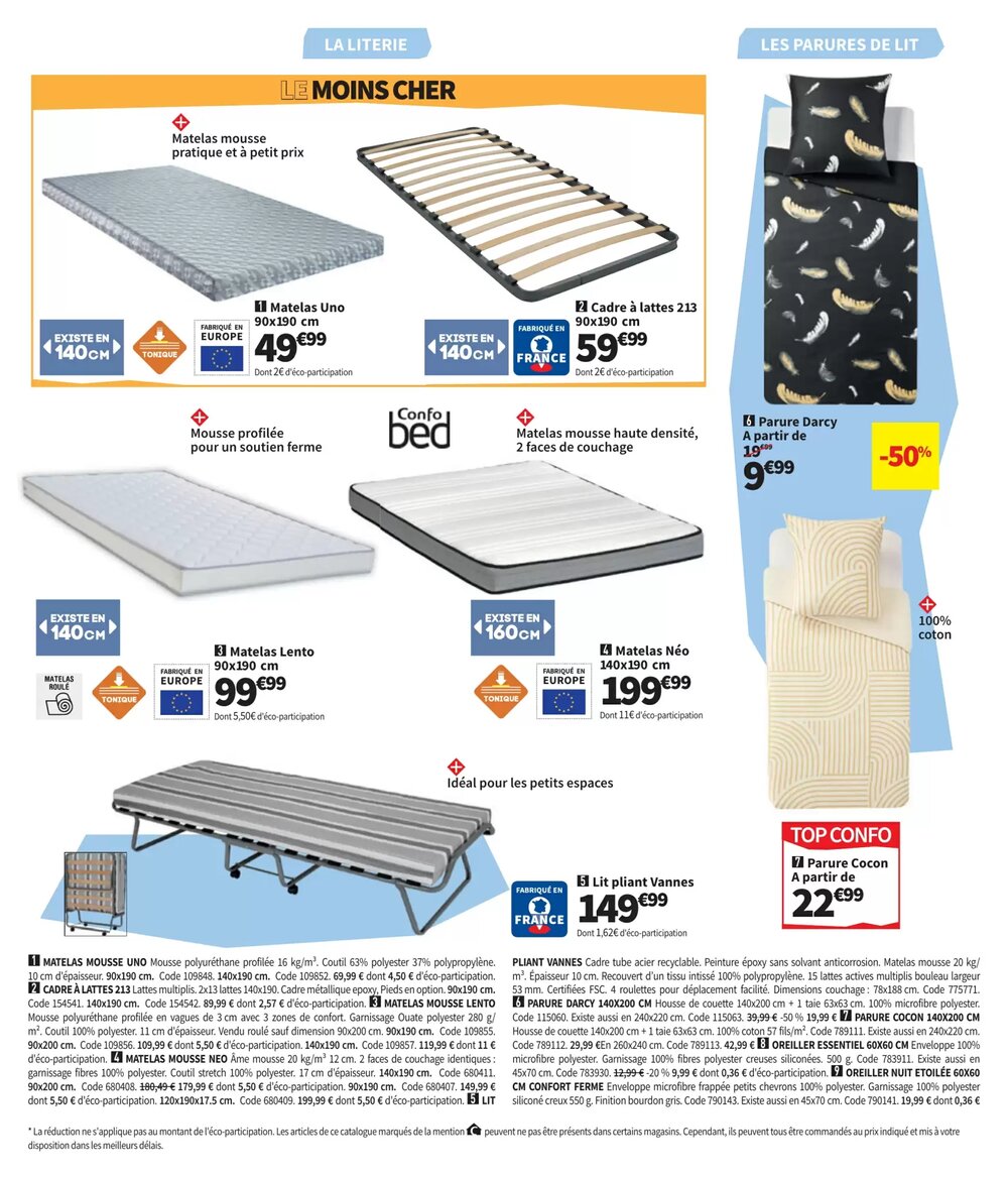 Prospectus promotionnel Conforama valable à partir du 24/02/2026 - Page 36.