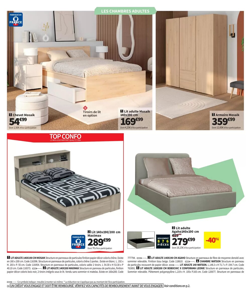 Prospectus promotionnel Conforama valable à partir du 24/02/2026 - Page 38.