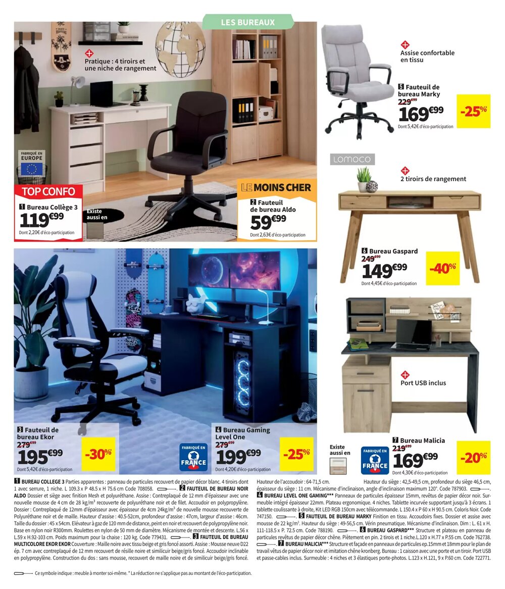 Prospectus promotionnel Conforama valable à partir du 24/02/2026 - Page 42.