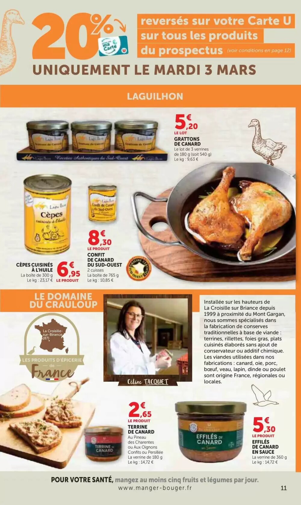 Prospectus promotionnel Super U valable à partir du 24/02/2026 - Page 11.