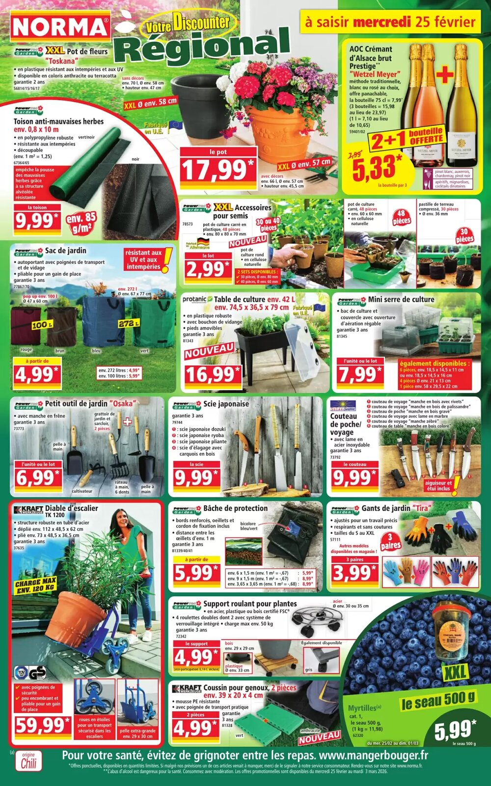 Prospectus promotionnel Norma valable à partir du 25/02/2026 - Page 1.