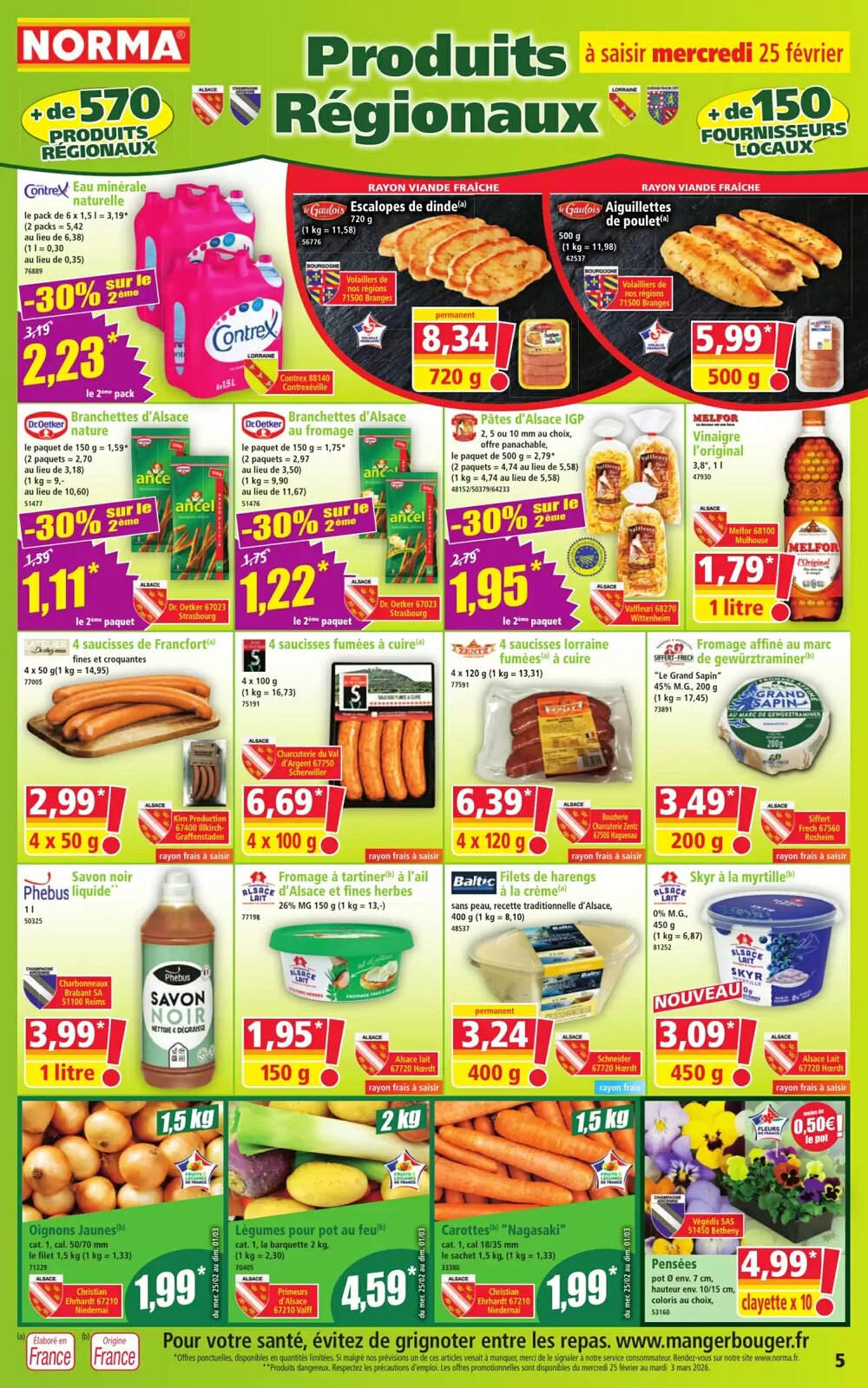 Prospectus promotionnel Norma valable à partir du 25/02/2026 - Page 5.