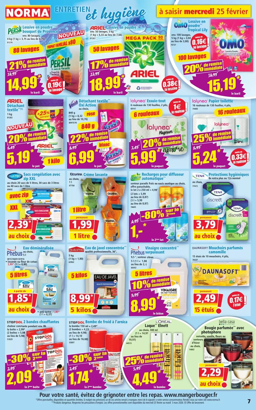 Prospectus promotionnel Norma valable à partir du 25/02/2026 - Page 7.