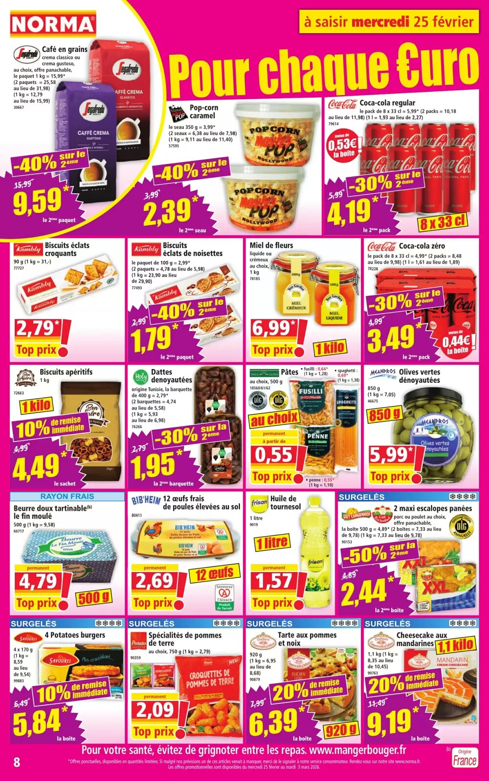 Prospectus promotionnel Norma valable à partir du 25/02/2026 - Page 8.