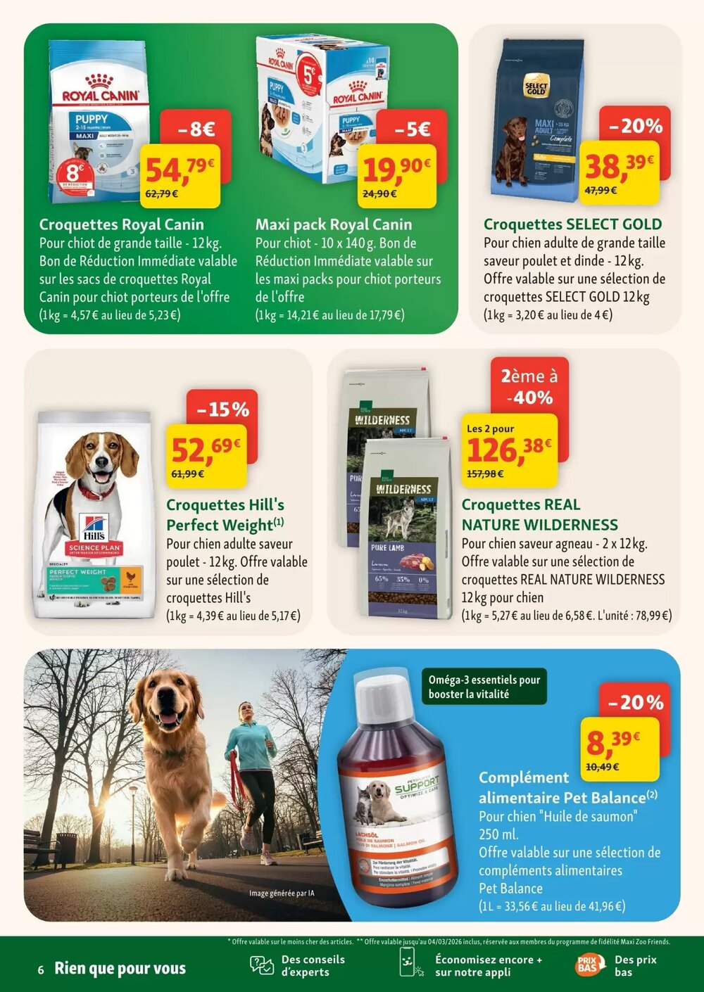 Prospectus promotionnel Maxi Zoo valable à partir du 25/02/2026 - Page 6.