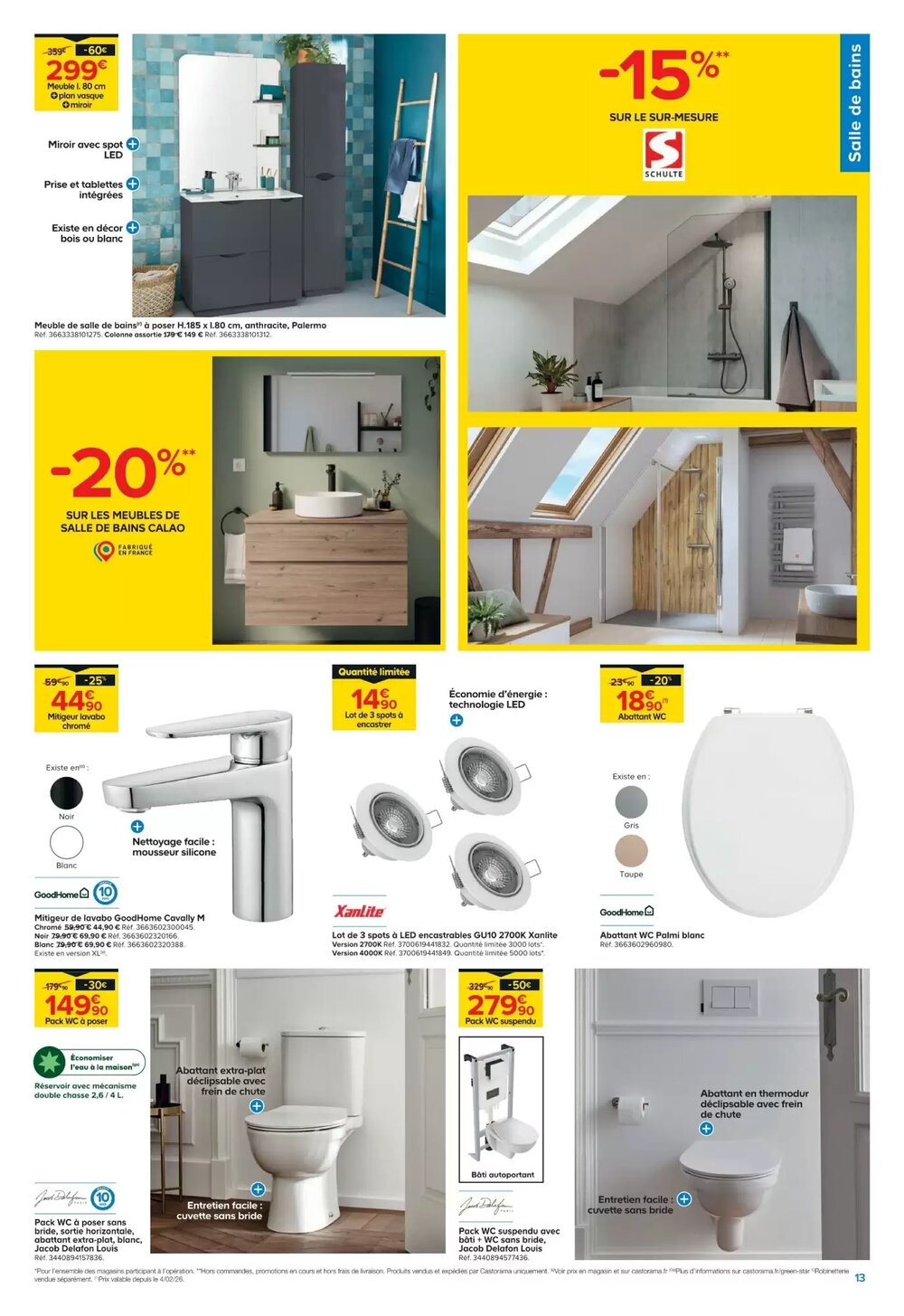 Prospectus promotionnel Castorama valable à partir du 25/02/2026 - Page 13.