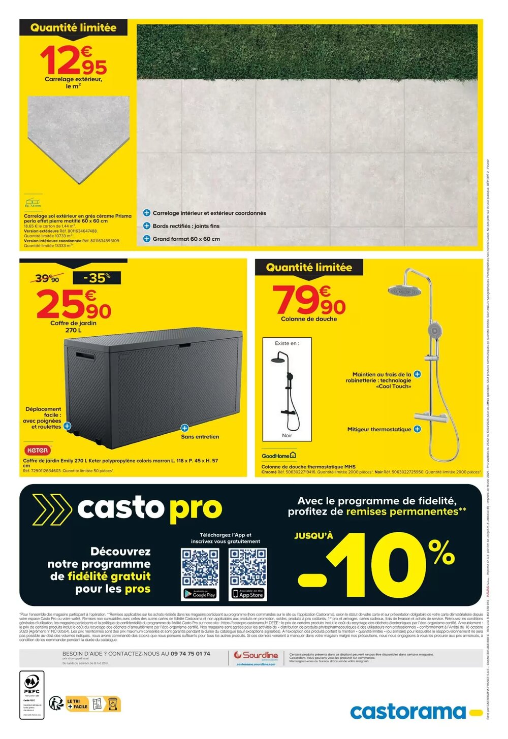 Prospectus promotionnel Castorama valable à partir du 25/02/2026 - Page 16.