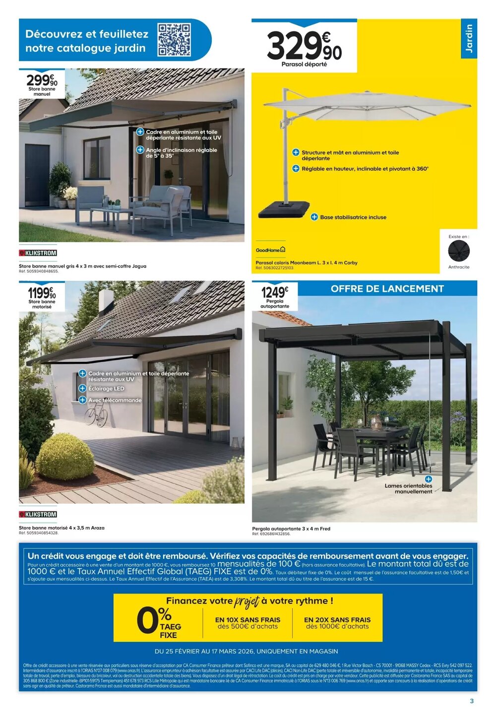 Prospectus promotionnel Castorama valable à partir du 25/02/2026 - Page 3.