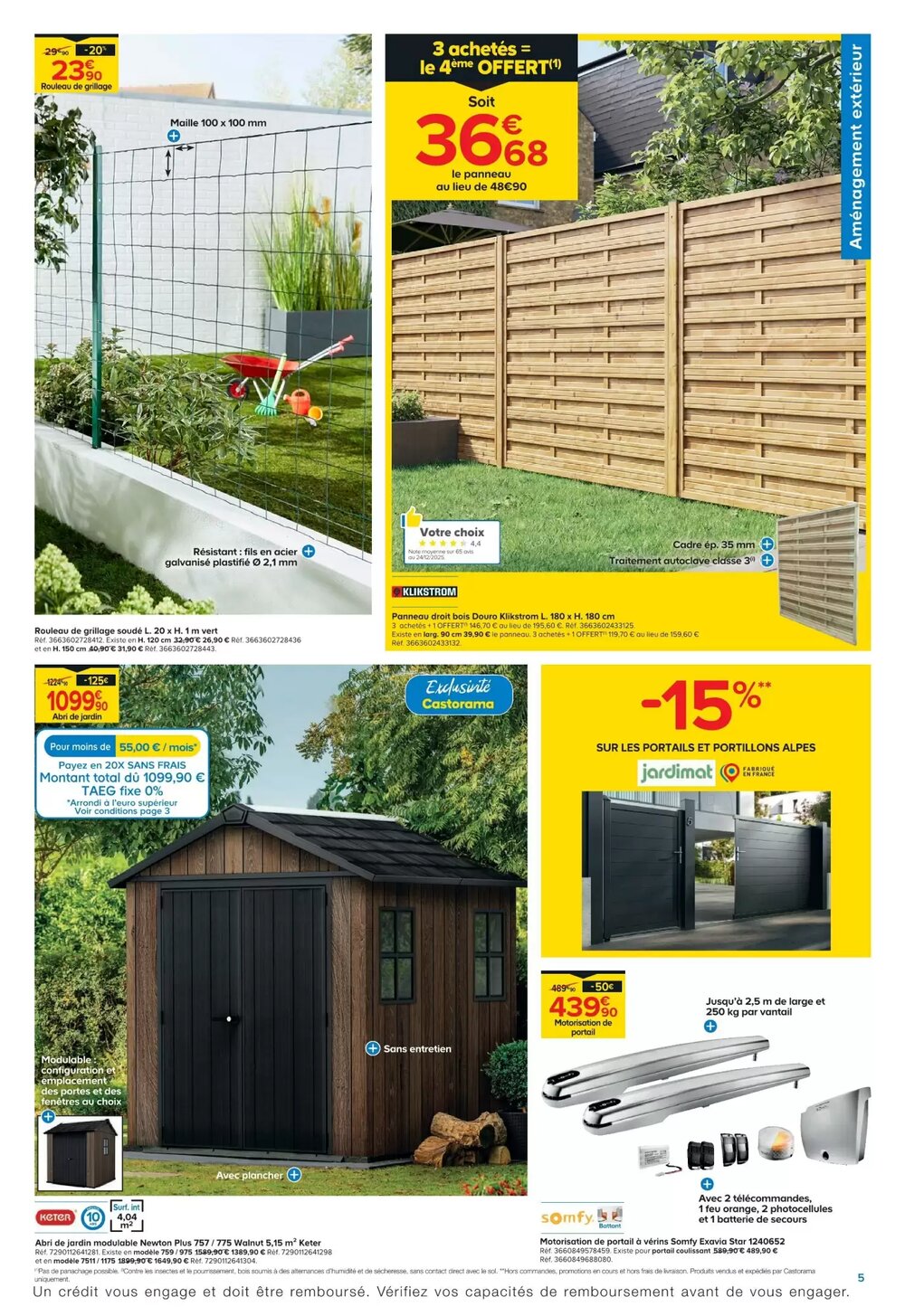 Prospectus promotionnel Castorama valable à partir du 25/02/2026 - Page 5.