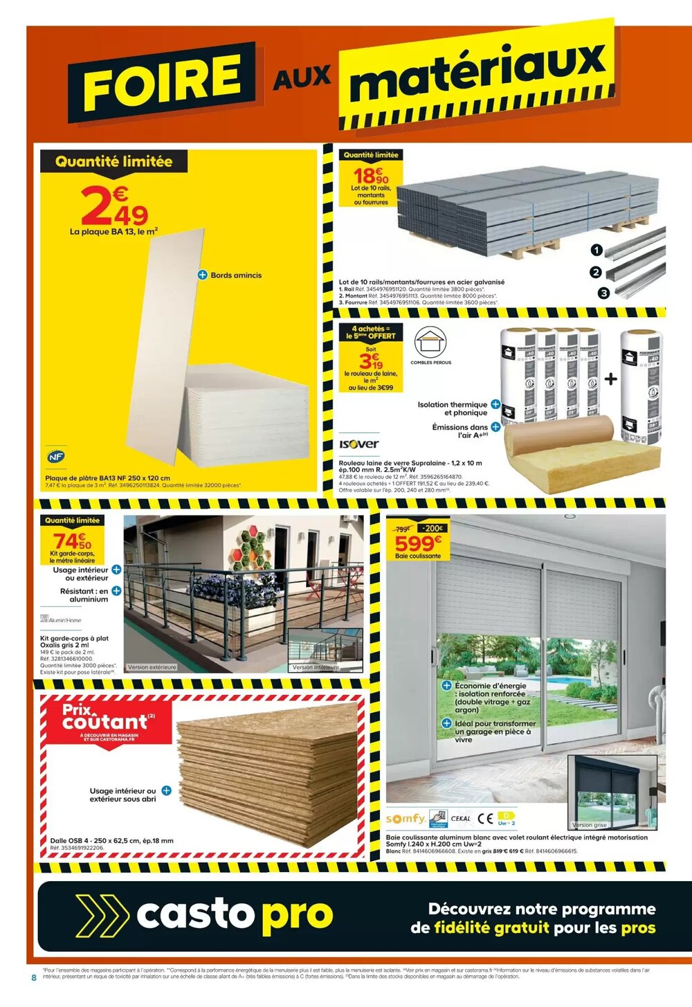 Prospectus promotionnel Castorama valable à partir du 25/02/2026 - Page 8.