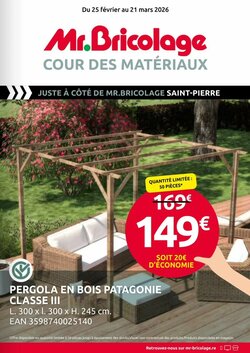 Prospectus promotionnel Mr Bricolage valable à partir du 25/02/2026
