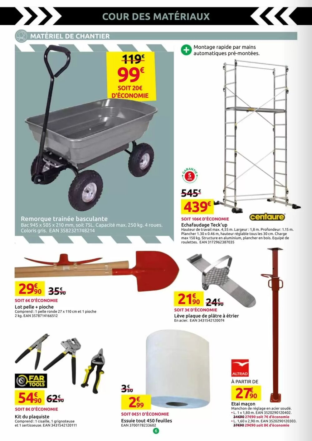 Prospectus promotionnel Mr Bricolage valable à partir du 25/02/2026 - Page 6.