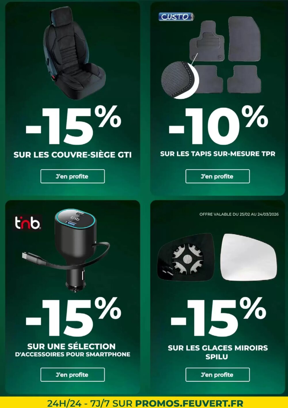 Prospectus promotionnel Feu Vert valable à partir du 25/02/2026 - Page 15.