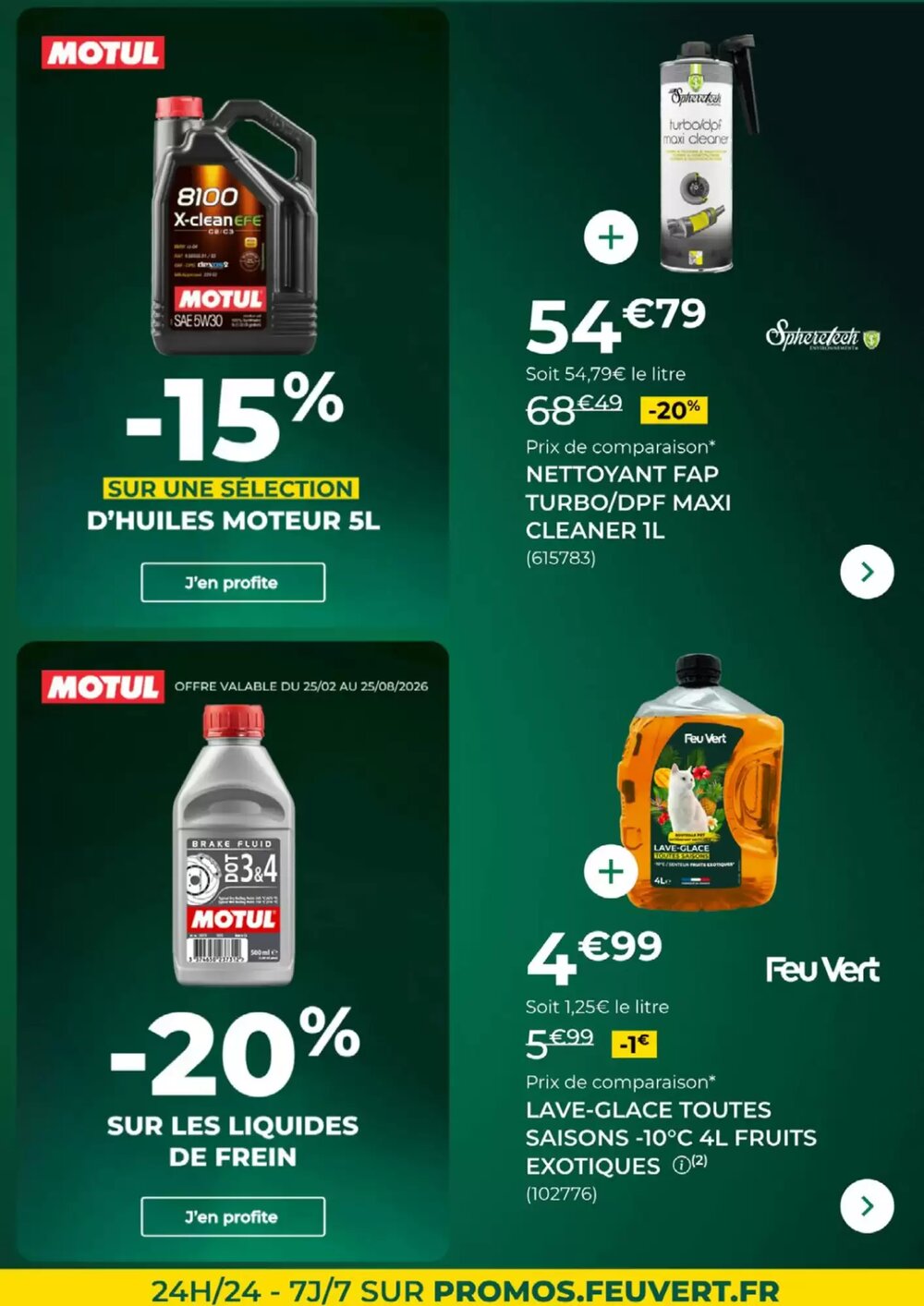 Prospectus promotionnel Feu Vert valable à partir du 25/02/2026 - Page 7.