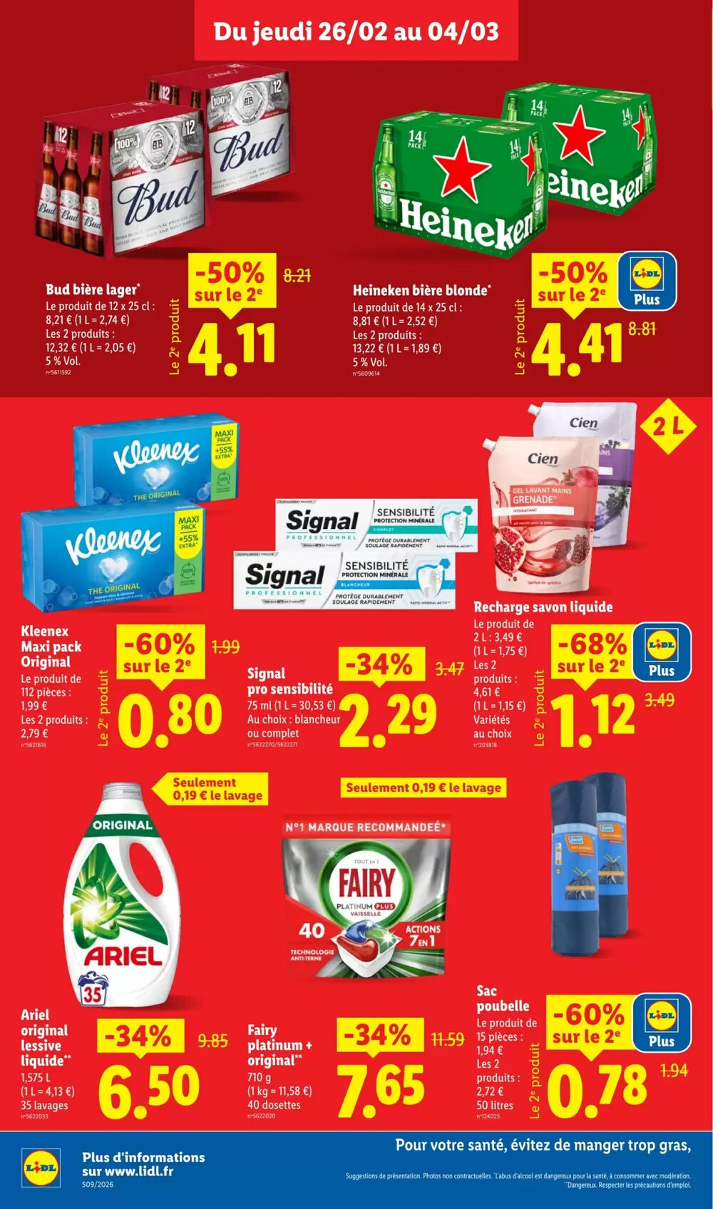 Prospectus promotionnel Lidl valable à partir du 26/02/2026 - Page 14.