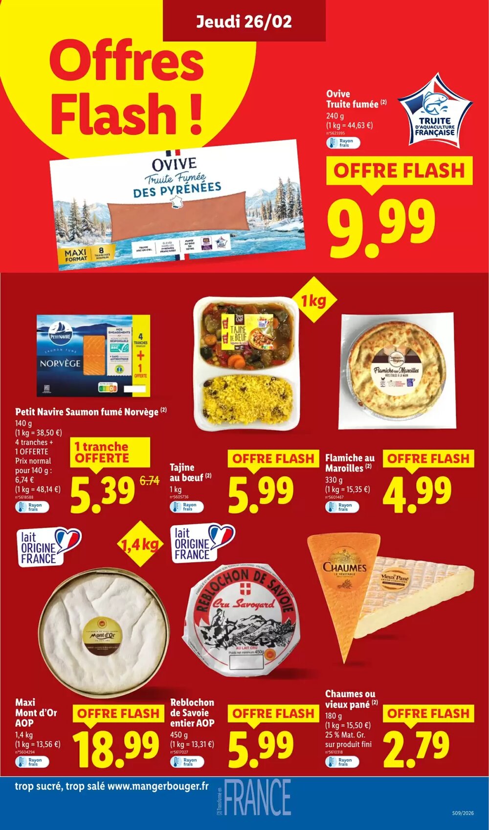 Prospectus promotionnel Lidl valable à partir du 26/02/2026 - Page 15.