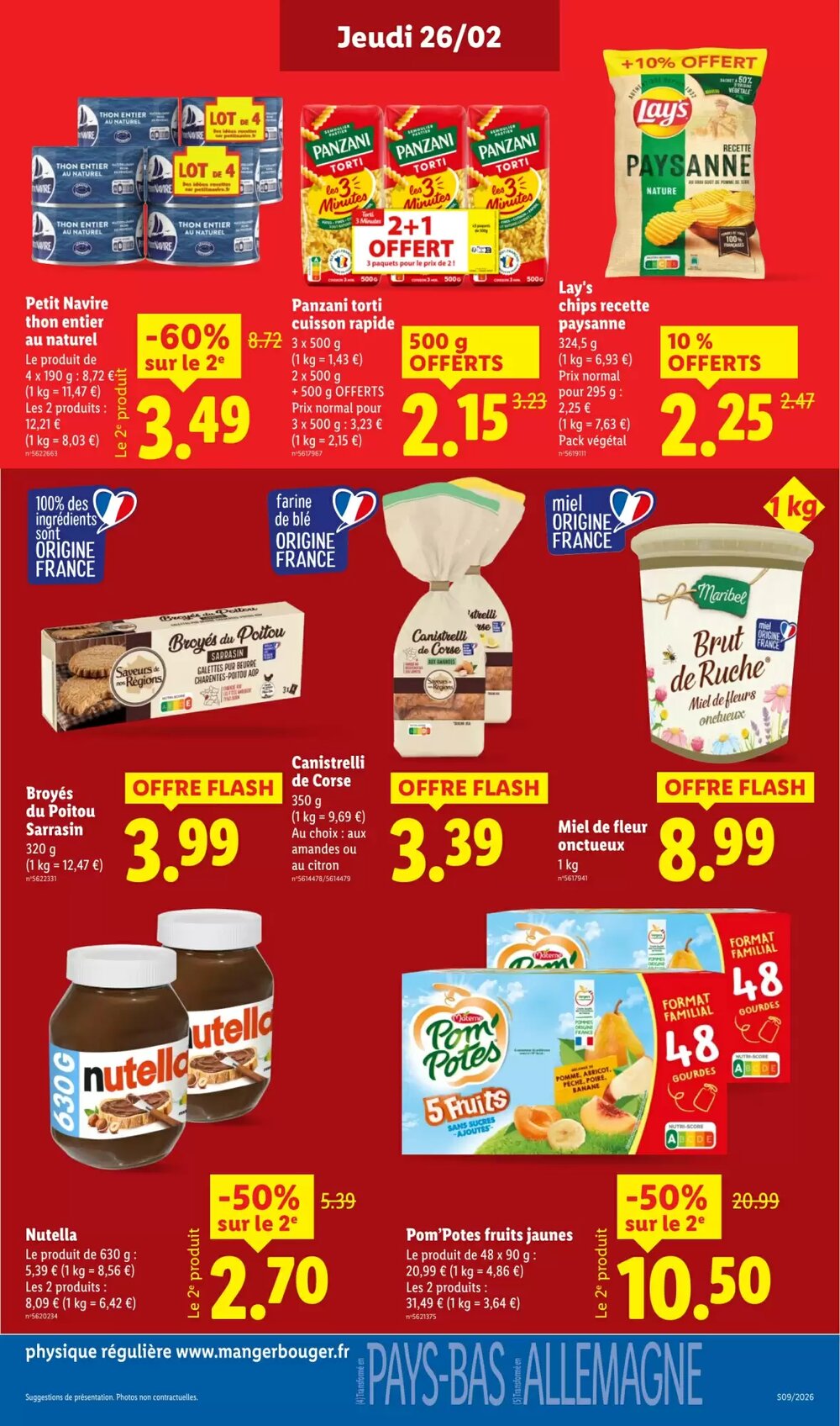 Prospectus promotionnel Lidl valable à partir du 26/02/2026 - Page 17.