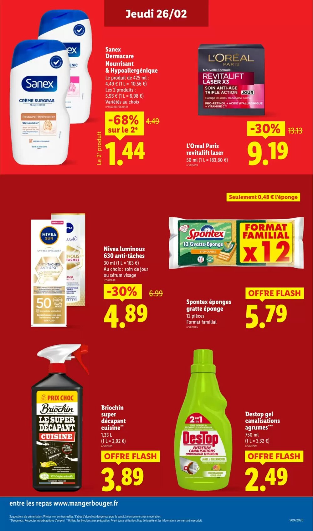 Prospectus promotionnel Lidl valable à partir du 26/02/2026 - Page 19.