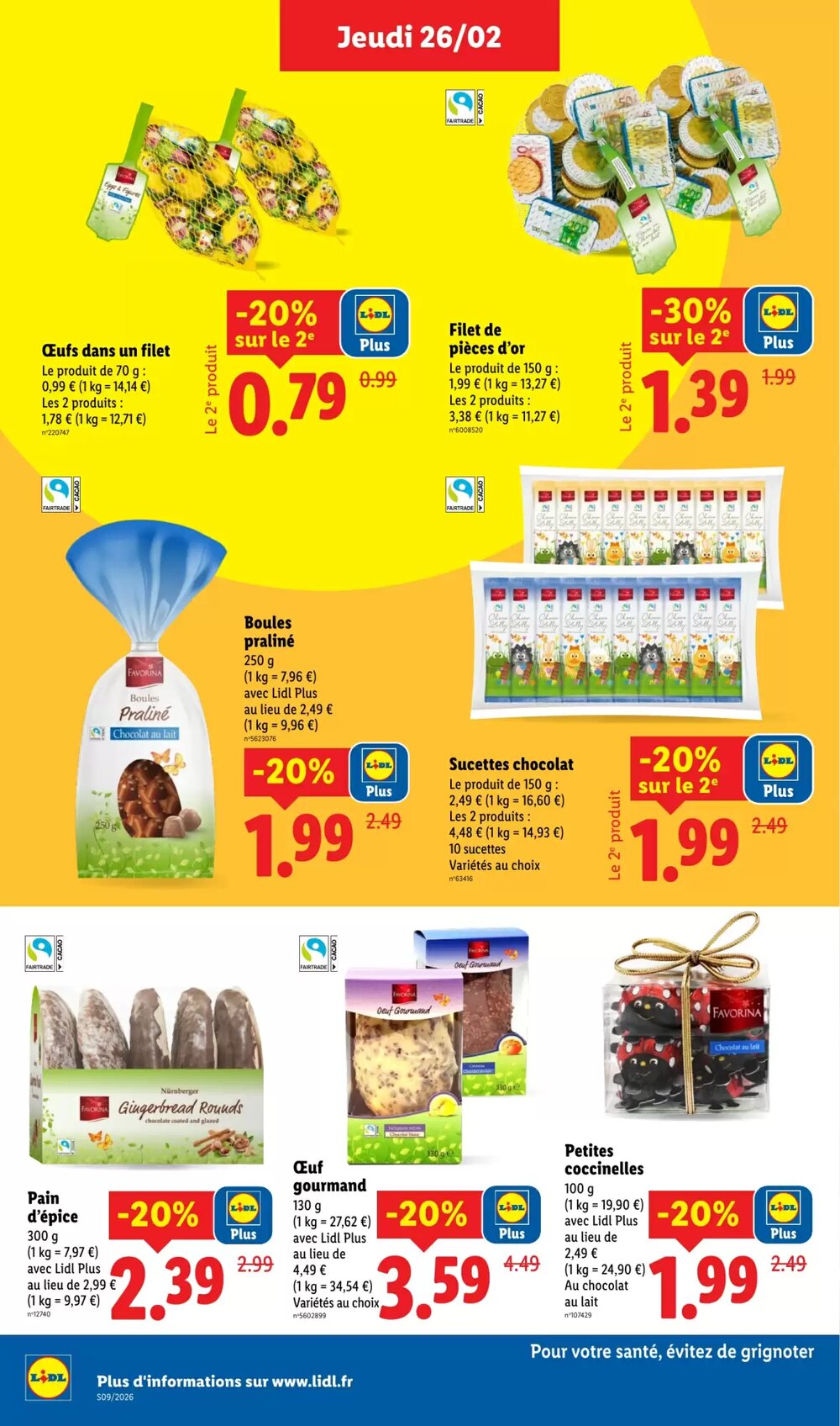 Prospectus promotionnel Lidl valable à partir du 26/02/2026 - Page 22.
