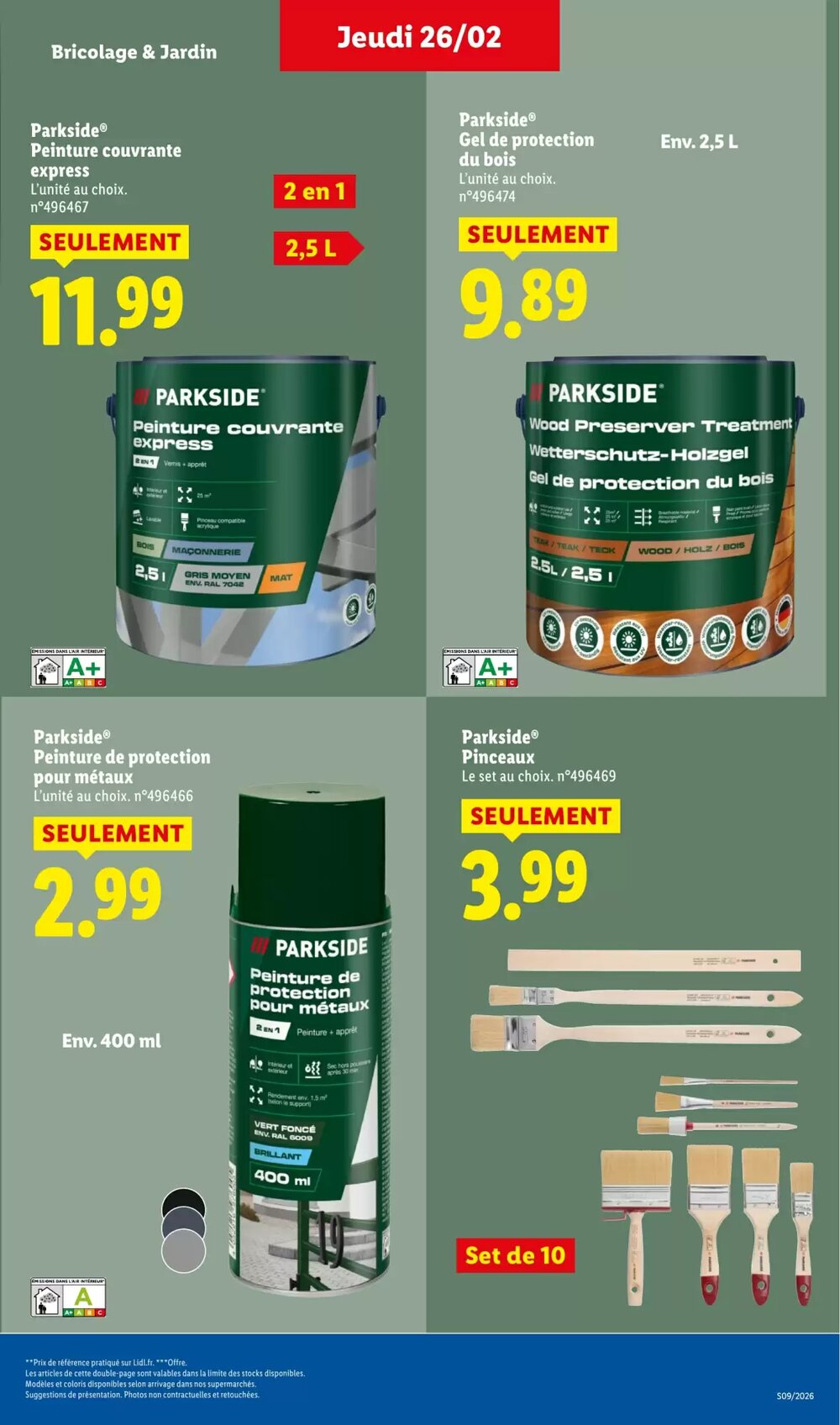 Prospectus promotionnel Lidl valable à partir du 26/02/2026 - Page 33.