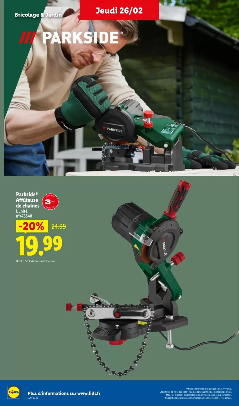 Prospectus promotionnel Lidl valable à partir du 26/02/2026 - Page 34.