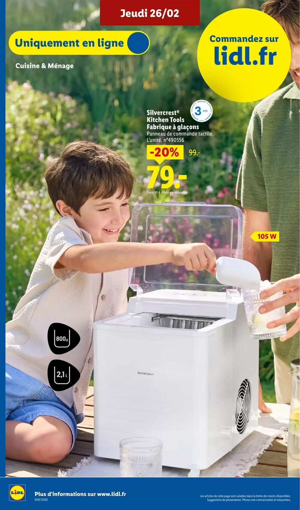 Prospectus promotionnel Lidl valable à partir du 26/02/2026 - Page 50.